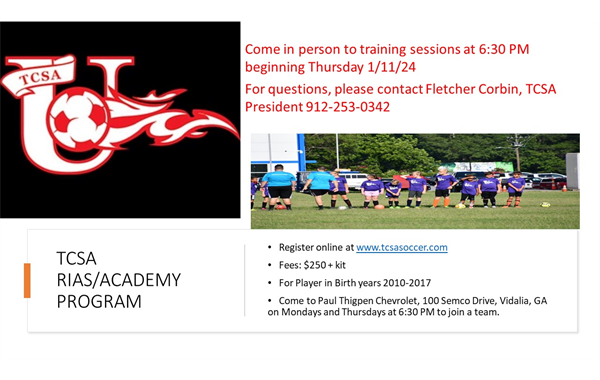 Spring RIAS/Academy Registrations Now Open